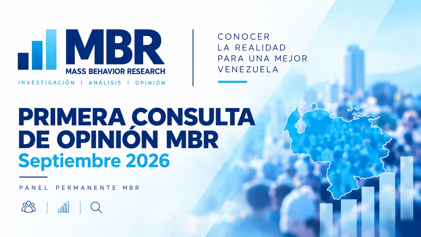 Primera consulta de opinión MBR – Septiembre  2026.